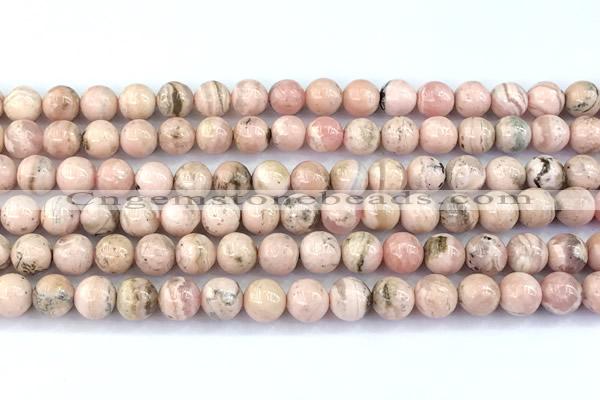 CRC1197 15 inches 8mm round rhodochrosite gemstone beads