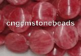 CRC12 16 inches 18mm coin rhodochrosite gemstone beads wholesale