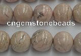 CRC155 15.5 inches 14mm round Argentina rhodochrosite beads