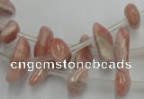 CRC159 15.5 inches 3*6mm - 5*12mm chips Argentina rhodochrosite beads