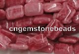CRC16 16 inches 10*14mm rectangle rhodochrosite beads wholesale
