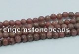 CRC200 16 inches 4mm round rhodochrosite gemstone beads wholesale