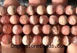 CRC2005 15 inches 9mm round rhodochrosite gemstone beads