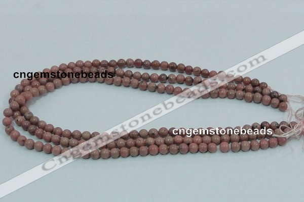 CRC201 16 inches 6mm round rhodochrosite gemstone beads wholesale