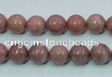 CRC203 16 inches 10mm round rhodochrosite gemstone beads wholesale