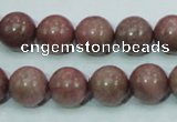 CRC204 16 inches 12mm round rhodochrosite gemstone beads wholesale