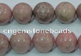 CRC205 16 inches 14mm round rhodochrosite gemstone beads wholesale