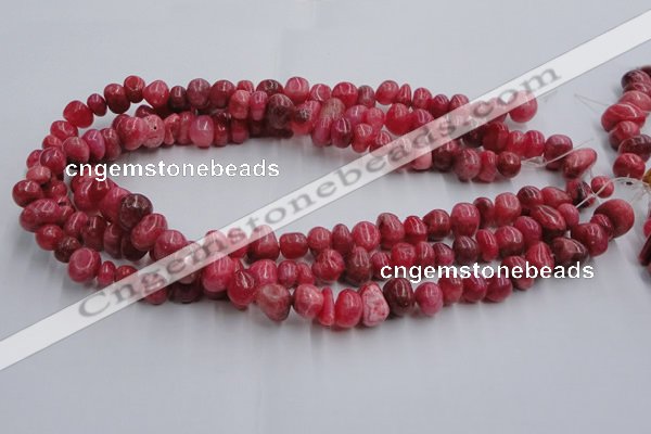 CRC35 15.5 inches 6*8mm - 8*10mm dyed rhodochrosite nuggets beads