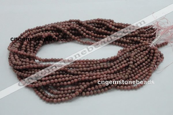 CRC50 15.5 inches 4mm round rhodochrosite gemstone beads wholesale