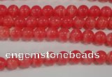 CRC501 15.5 inches 6mm round synthetic rhodochrosite beads