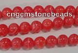 CRC502 15.5 inches 8mm round synthetic rhodochrosite beads