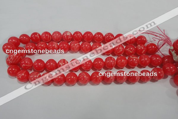 CRC505 15.5 inches 14mm round synthetic rhodochrosite beads