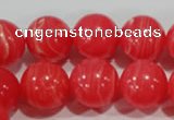 CRC506 15.5 inches 16mm round synthetic rhodochrosite beads