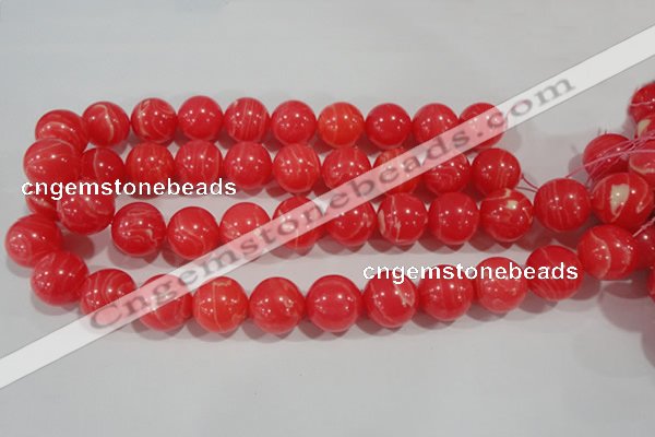 CRC506 15.5 inches 16mm round synthetic rhodochrosite beads