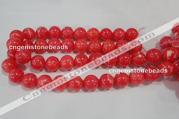 CRC507 15.5 inches 18mm round synthetic rhodochrosite beads