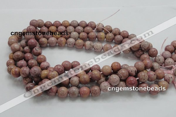 CRC54 15.5 inches 12mm round rhodochrosite gemstone beads wholesale