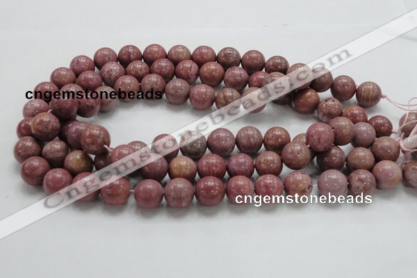 CRC55 15.5 inches 14mm round rhodochrosite gemstone beads wholesale