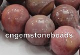 CRC57 15.5 inches 22mm round rhodochrosite gemstone beads wholesale