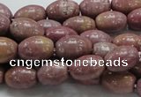 CRC66 15.5 inches 10*14mm rice rhodochrosite gemstone beads