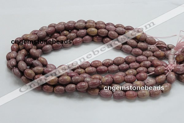 CRC66 15.5 inches 10*14mm rice rhodochrosite gemstone beads