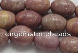 CRC68 15.5 inches 15*20mm rice rhodochrosite gemstone beads