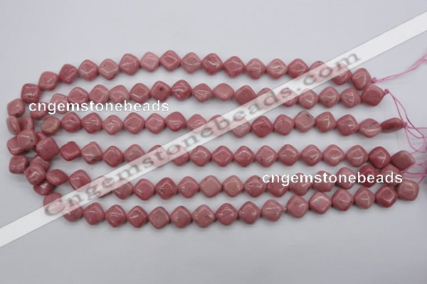 CRC681 15.5 inches 10*10mm diamond rhodochrosite beads wholesale