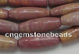 CRC69 15.5 inches 10*30mm rice rhodochrosite gemstone beads