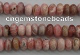 CRC752 15.5 inches 4*6mm rondelle rhodochrosite beads wholesale