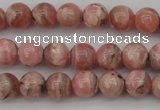 CRC755 15.5 inches 6mm round rhodochrosite beads wholesale