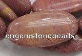 CRC80 15.5 inches 25*50mm oval rhodochrosite gemstone beads