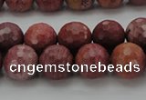 CRC804 15.5 inches 12mm faceted round Brazilian rhodochrosite beads