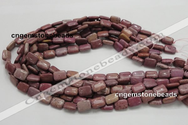 CRC81 15.5 inches 10*14mm rectangle rhodochrosite gemstone beads