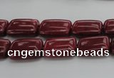 CRC821 15.5 inches 10*14mm rectangle Brazilian rhodochrosite beads