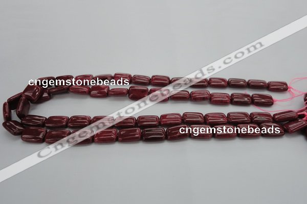 CRC821 15.5 inches 10*14mm rectangle Brazilian rhodochrosite beads