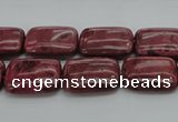 CRC822 15.5 inches 12*16mm rectangle Brazilian rhodochrosite beads