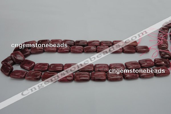 CRC822 15.5 inches 12*16mm rectangle Brazilian rhodochrosite beads