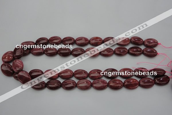 CRC832 15.5 inches 12*16mm oval Brazilian rhodochrosite beads