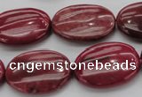 CRC835 15.5 inches 18*25mm oval Brazilian rhodochrosite beads