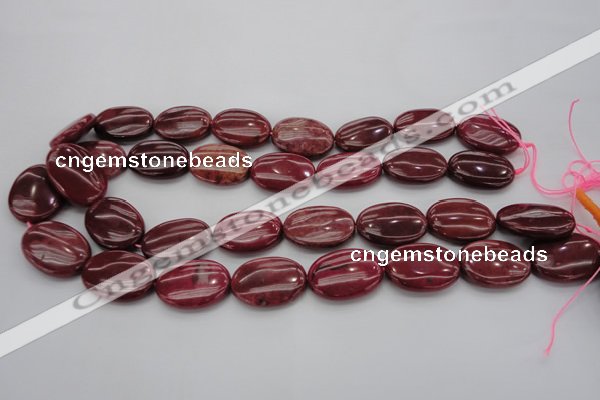 CRC835 15.5 inches 18*25mm oval Brazilian rhodochrosite beads