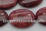 CRC837 15.5 inches 30*40mm oval Brazilian rhodochrosite beads