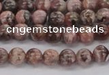 CRC901 15.5 inches 6mm round natural rhodochrosite beads