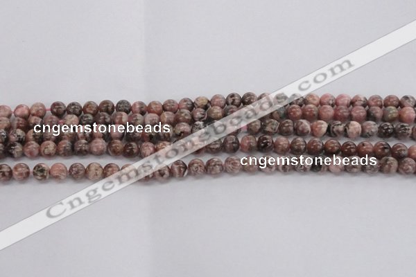 CRC901 15.5 inches 6mm round natural rhodochrosite beads