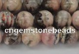 CRC905 15.5 inches 10mm round natural rhodochrosite beads