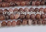 CRC911 15.5 inches 4mm round natural rhodochrosite beads