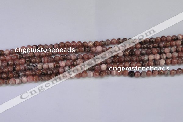 CRC912 15.5 inches 5mm round natural rhodochrosite beads