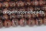 CRC914 15.5 inches 7mm round natural rhodochrosite beads