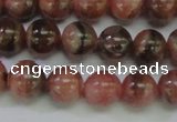 CRC915 15.5 inches 8mm round natural rhodochrosite beads