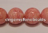 CRC92 16 inches 18mm round grade AA argentina rhodochrosite beads