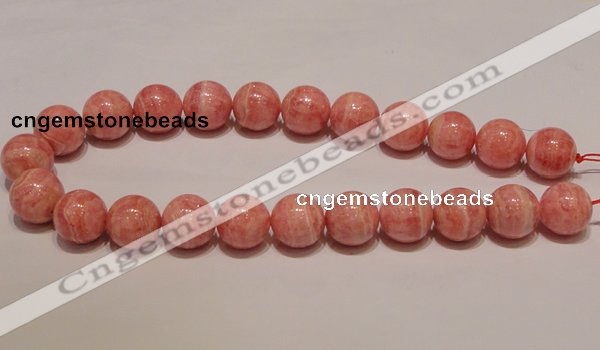 CRC92 16 inches 18mm round grade AA argentina rhodochrosite beads