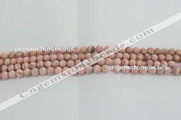 CRC921 15.5 inches 6mm round natural rhodochrosite beads